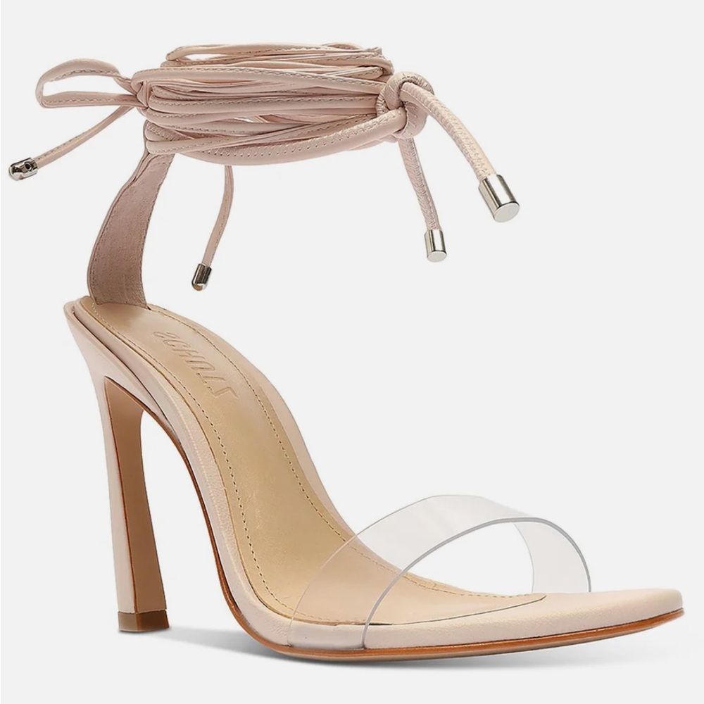Schutz Jessie Vinyl and Leather Sandals